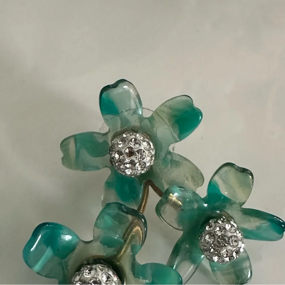 Lele Sadoughi Garden Bouquet Earrings Green